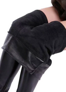 Calça de Couro Aveludada - Fashion Leg™ (COMPRE 1 LEVE 2)