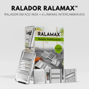 RalaMAX - Ralador Multiuso Em Aço Inox + 4 Lâminas + Brinde Exclusivo