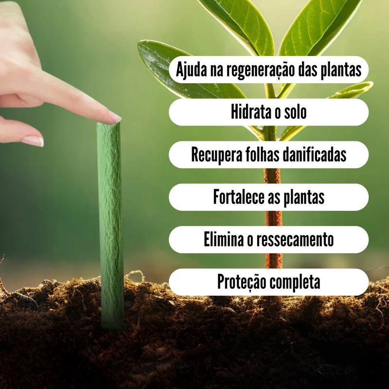 NutriStick™ – Bastões Para Nutrição e Crescimento de Plantas