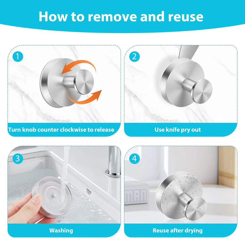 FixaPro™ – Fixação Inteligente Sem Furar Paredes (Kit com 4 Unidades)