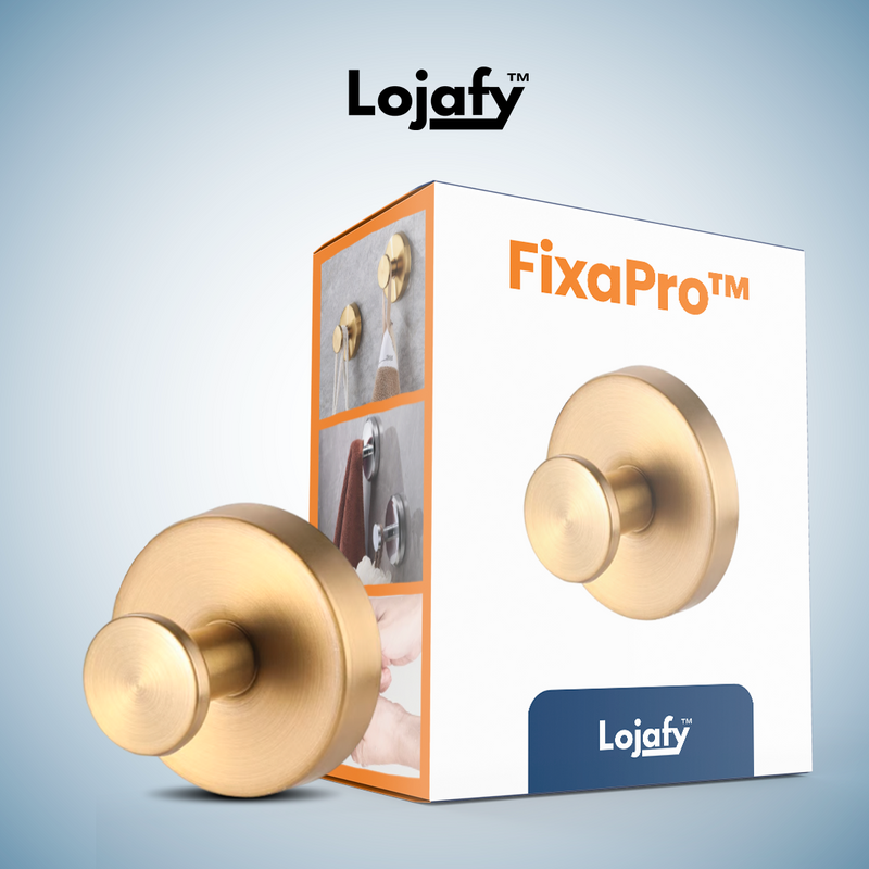 FixaPro™ – Fixação Inteligente Sem Furar Paredes (Kit com 4 Unidades)