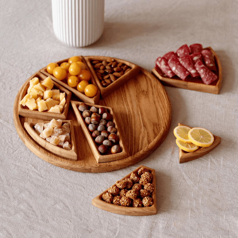 Tramezza™ – Bandeja Decorativa em Madeira Premium Feita à Mão