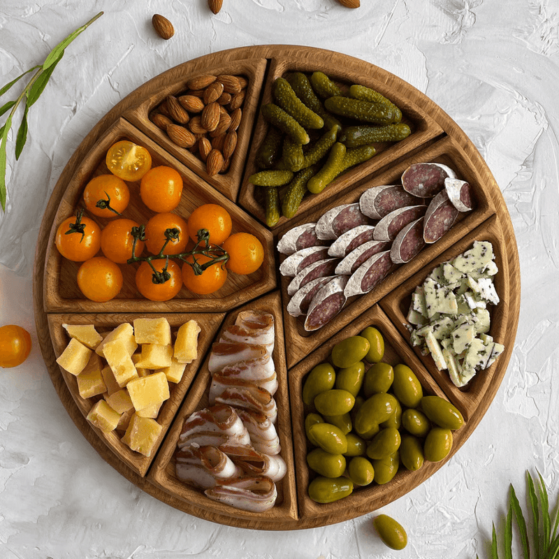 Tramezza™ – Bandeja Decorativa em Madeira Premium Feita à Mão