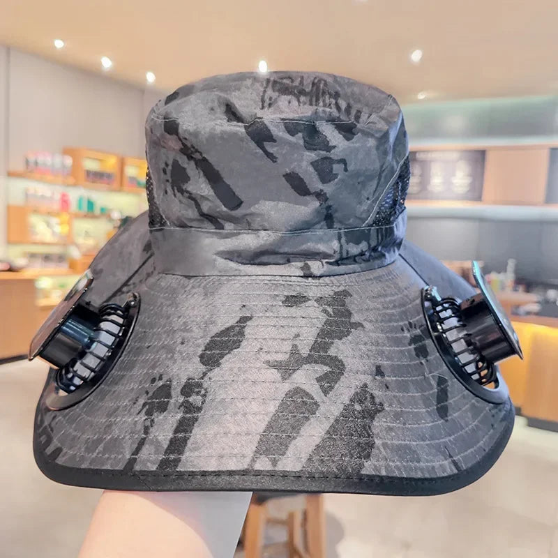 FreshHat™ – Chapéu Inteligente Com Ventilação e Painel Solar