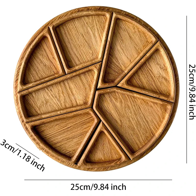 Tramezza™ – Bandeja Decorativa em Madeira Premium Feita à Mão