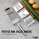 Rala MAX™ - Ralador Em Aço Inox + 4 Lâminas + Brinde Exclusivo