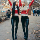 Calça de Couro Aveludada - Fashion Leg™ (COMPRE 1 LEVE 2)