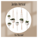 Jardim Vertical em Macramê