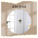 Jardim Vertical em Macramê