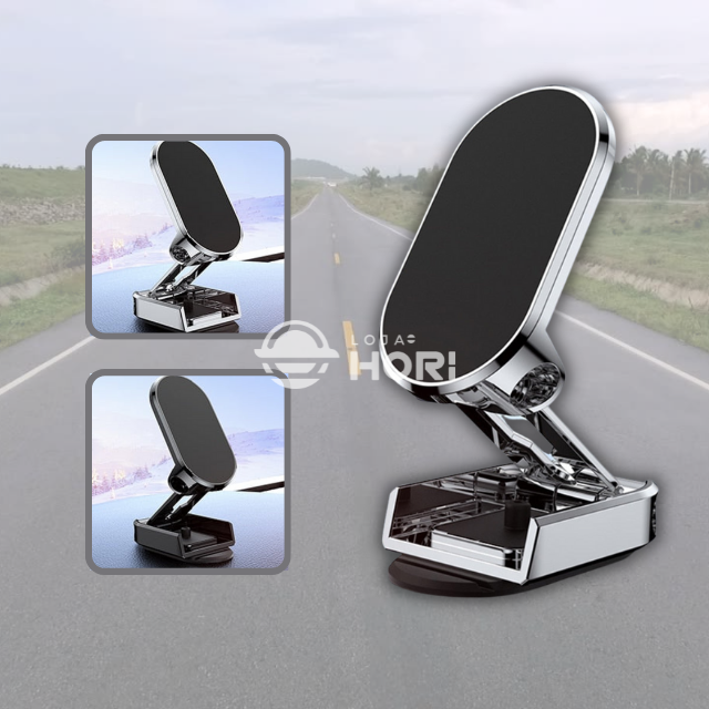 Suporte de Celular Magnético 360Pro® para Carro Base Flexível Rotação 360°