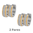 Brincos Fit em Aço Inoxidável [Compre 1 Leve 2]