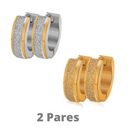 Brincos Fit em Aço Inoxidável [Compre 1 Leve 2]