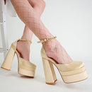 Sandália Plataforma Feminina Luna