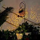 Luminária Retrô Jardim Encantado Com Painel Solar Recarregável + Luz de Fada 36 Leads