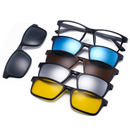 Óculos Clip On Magnético 6 em 1